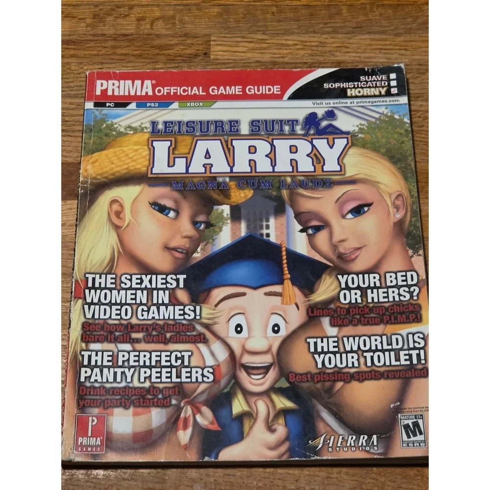 Leisure Suit Larry Magna Cum Laude Prima Official Game Guide PC PS2 Xbox
